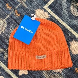 Columbia Orange Knit Hat